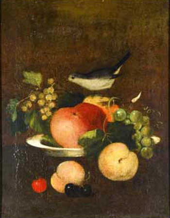 И. Хруцкий Натюрморт с птичкой 1832г